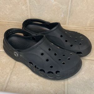 Crocs Sandals Unisex Size M8 W10 Classic Clog Slingback Lightweight Black